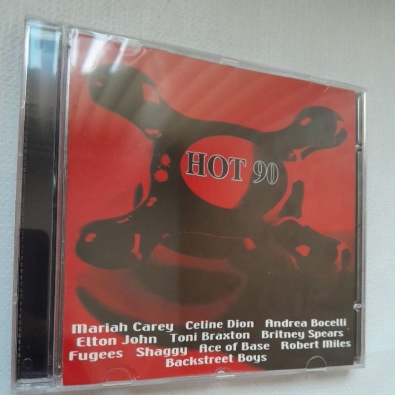 CD Hot 90 - Mariah Carey Celine Dion Backstreet Boys Elton John Shaggy Britney Spears Tony Braxton Ace Of Base