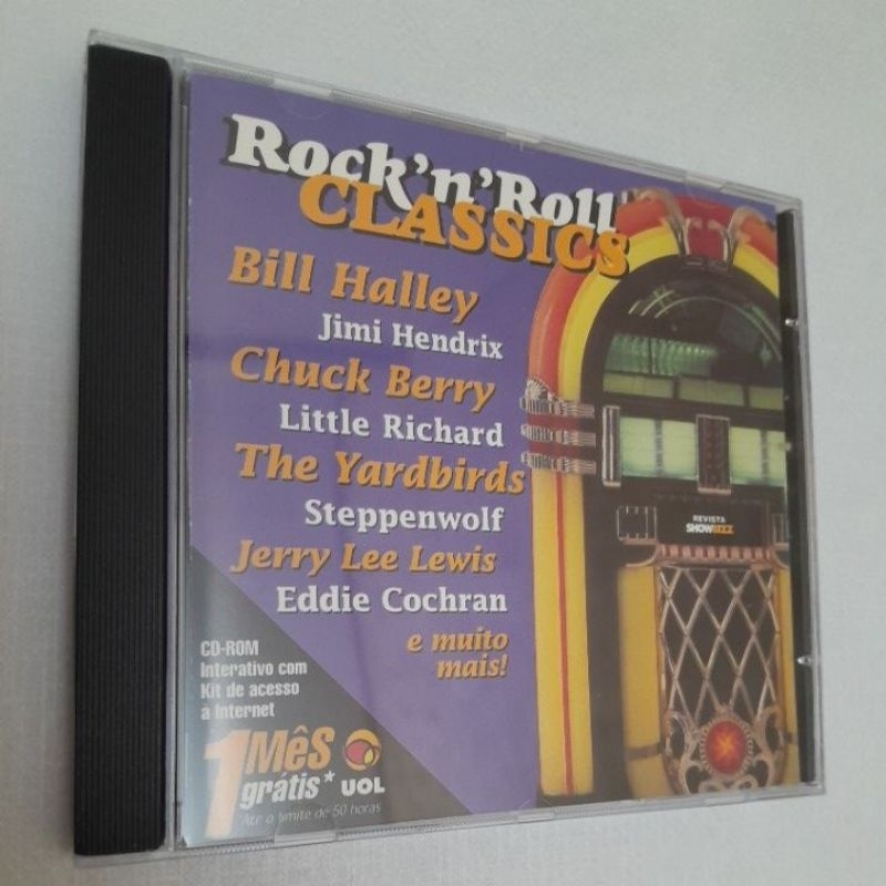 CD Rock N Roll Classics - Show Bizz - Stephenwolf Jerry Lee Lewis Little Richard Chubby Checker Bill Harley Jimi Hendrix
