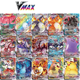 100pcs Cartas Pokémon Brilhante V/VMAX/VSTAR Card Novo Jogo De Cartas Para Crianças Brinquedos Infantis Sem Repetição em Oferta na Shopee