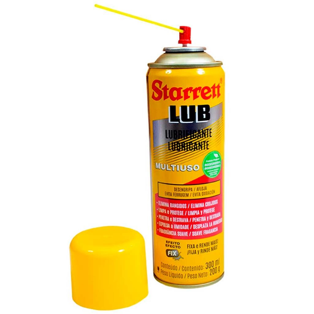 Desengripante Anti Ferrugem Starrett e Lubrificante Multiuso S-Lub300 Starrett em Oferta na Shopee