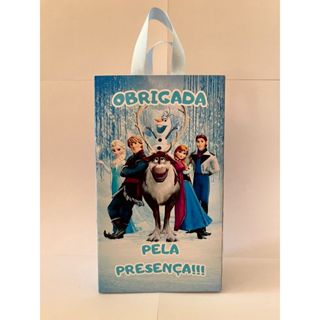 15 lembrancinha sacolinhas personalizada frozen em Oferta na Shopee