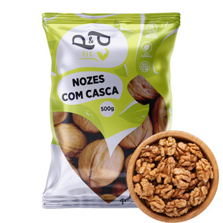 Nozes com Casca para Natal 500g em Oferta na Shopee