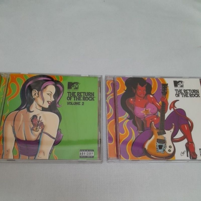 CD The Return Of The Rock MTV  Papa Roach Disturbed Godsmack Soufly P.O.D Deftones Linkin Park Limp Bizkit Korn Slipknot