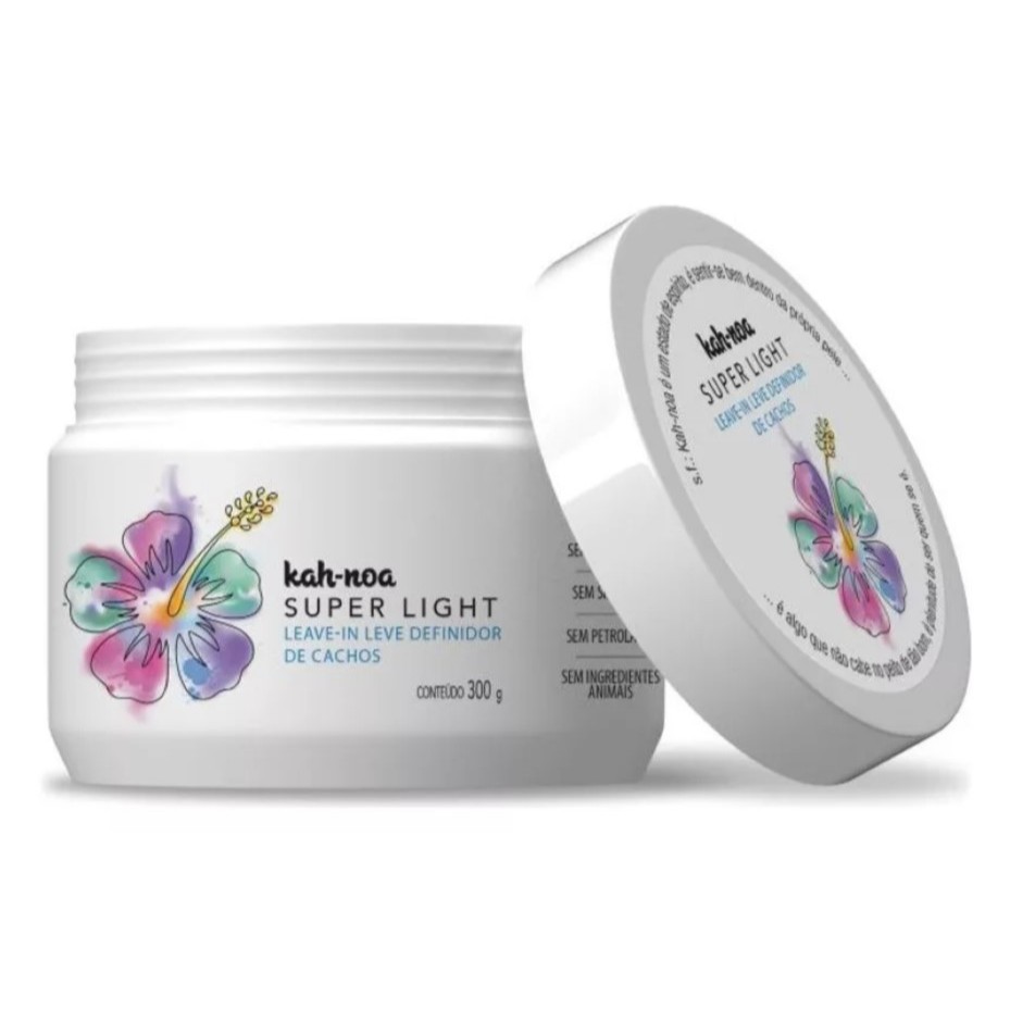 Leave-in Super Light Kah Noa – Controle de Frizz e Definição para Cabelos Cacheados