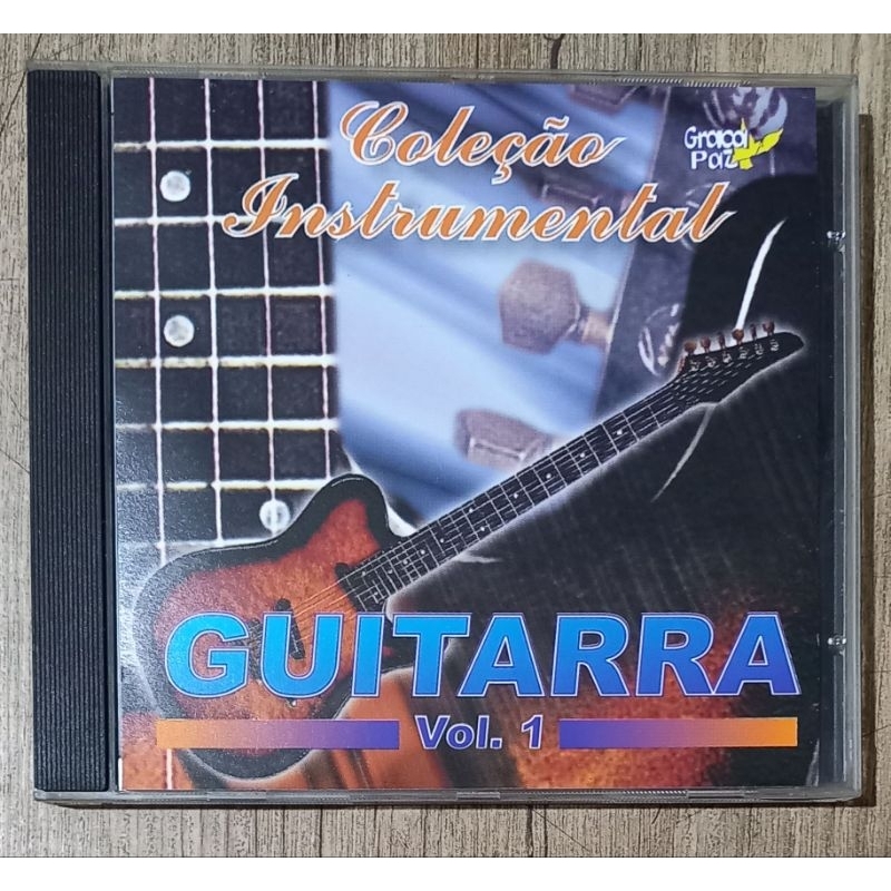 CD coleção instrumental graça e paz vol 1 guitarra - gospel