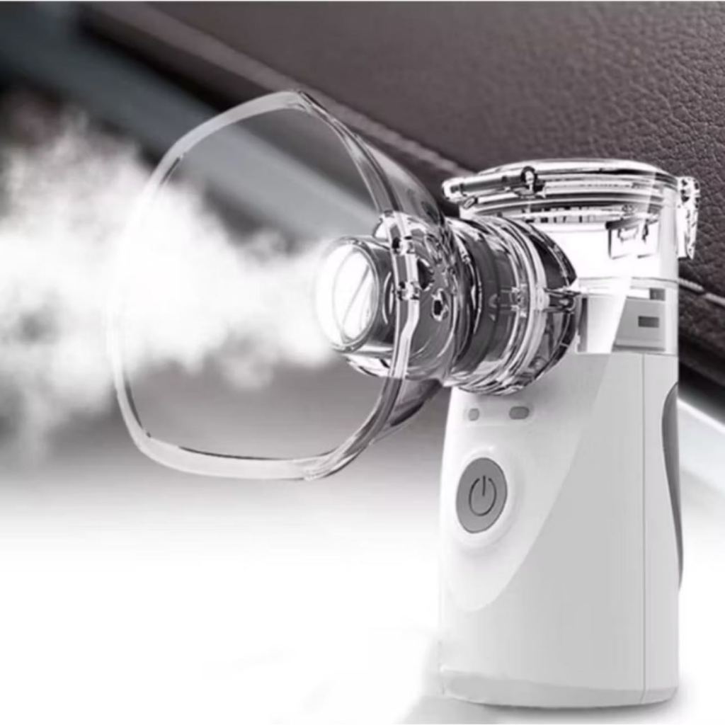 Inalador Portátil Mesh Nebulizador Adulto e Infantil Silencioso Saúde Respiração a pilha e bivolt em Oferta na Shopee