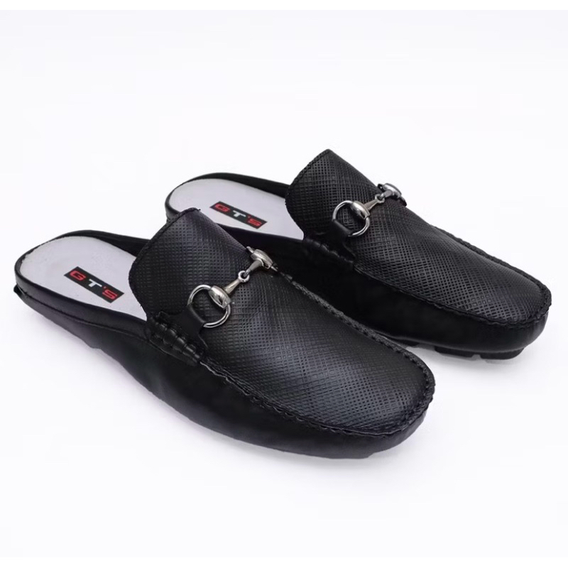 Mule Masculino Couro Legítimo Premium Mocassim Babuche Casual Confortável Luxo slip on tênis sapatênis