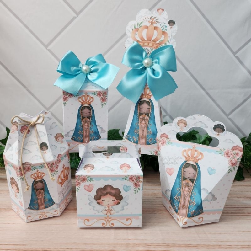 Nossa Senhora Aparecida  Kit Personalizado l Kit Festa l Lembrancinha l Aniversario l Caixinhas Personalizadas l Festa