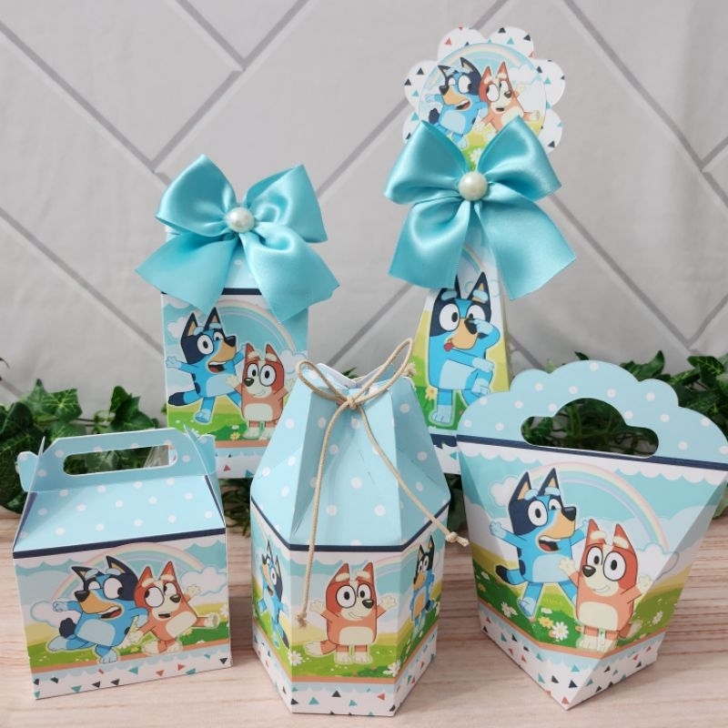 Bluey e Bingo Menino Kit Personalizado Kit Festa  Lembrancinha l Aniversario l Caixinhas Personalizadas l Festa Infantil