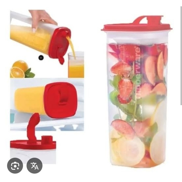 Tupperware Jarra Tupper Slim  Vermelha