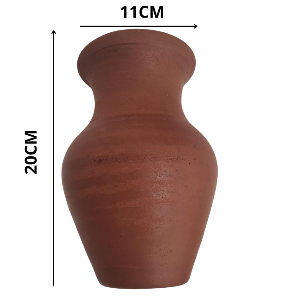 Jarro Pote De Barro De Água 20cm De Altura em Oferta na Shopee