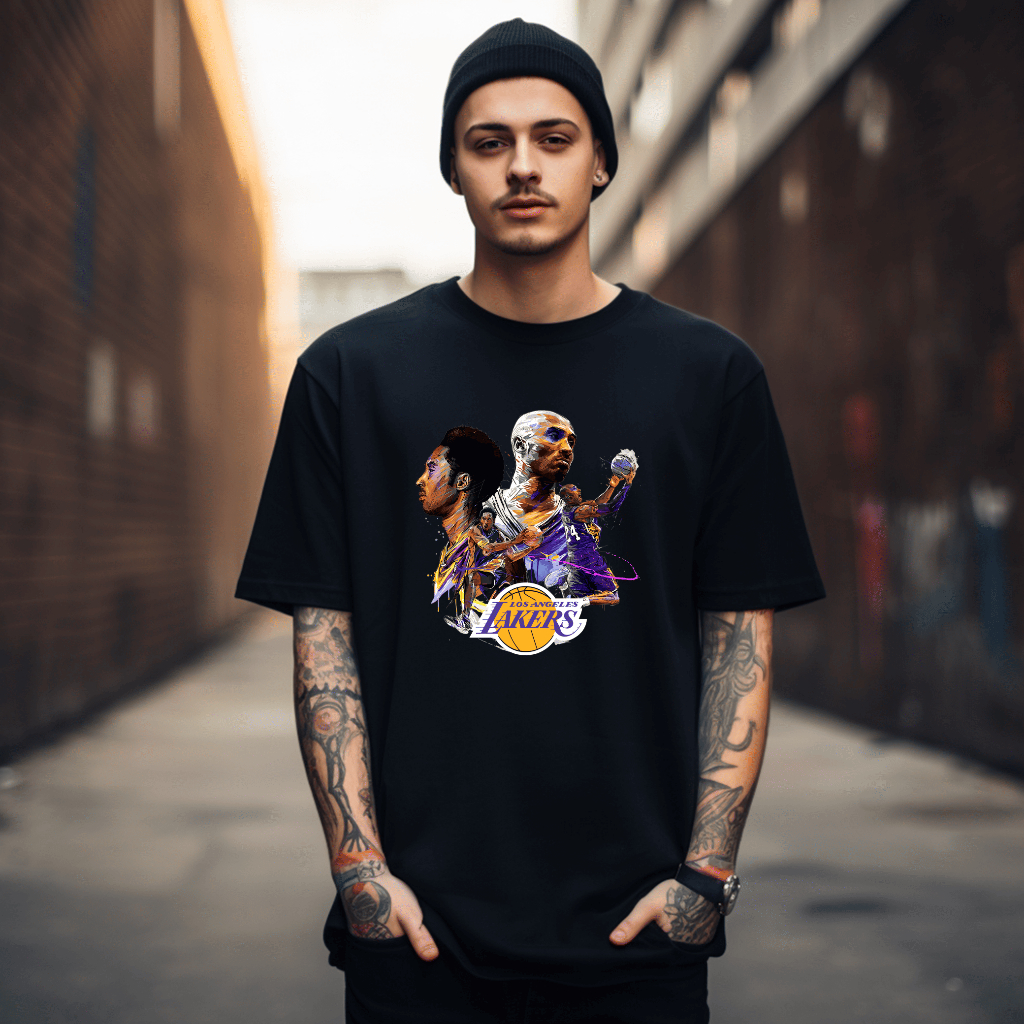 Camisa/Camiseta Oversized Masculina Feminina Algodão Streetwear Esporte NBA Los Angeles Lakers Basquete