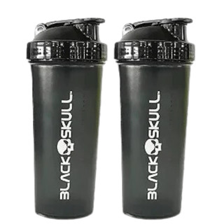 Kit 2x Coqueteleira Preta 600ml