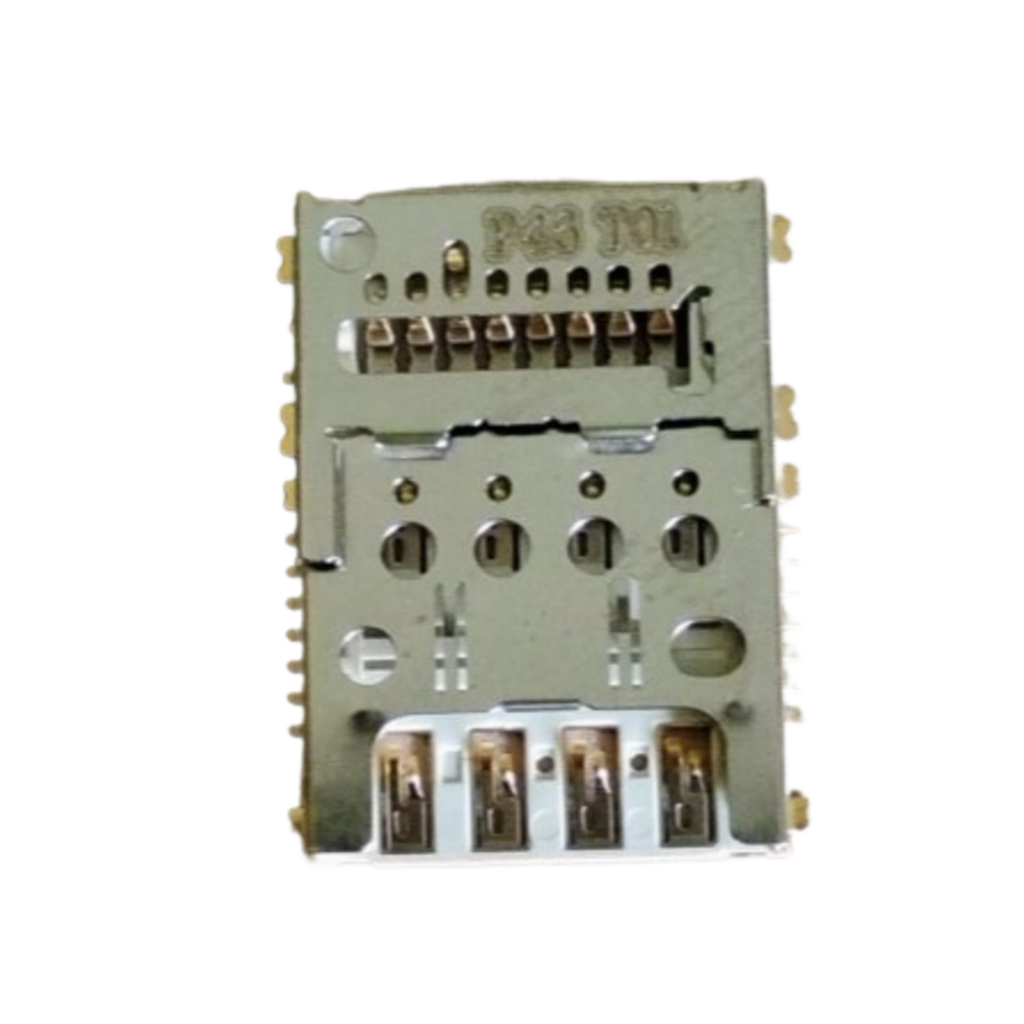 Conector Leitor Do Micro Sd+micro Sim Card Slot Chip/memoria