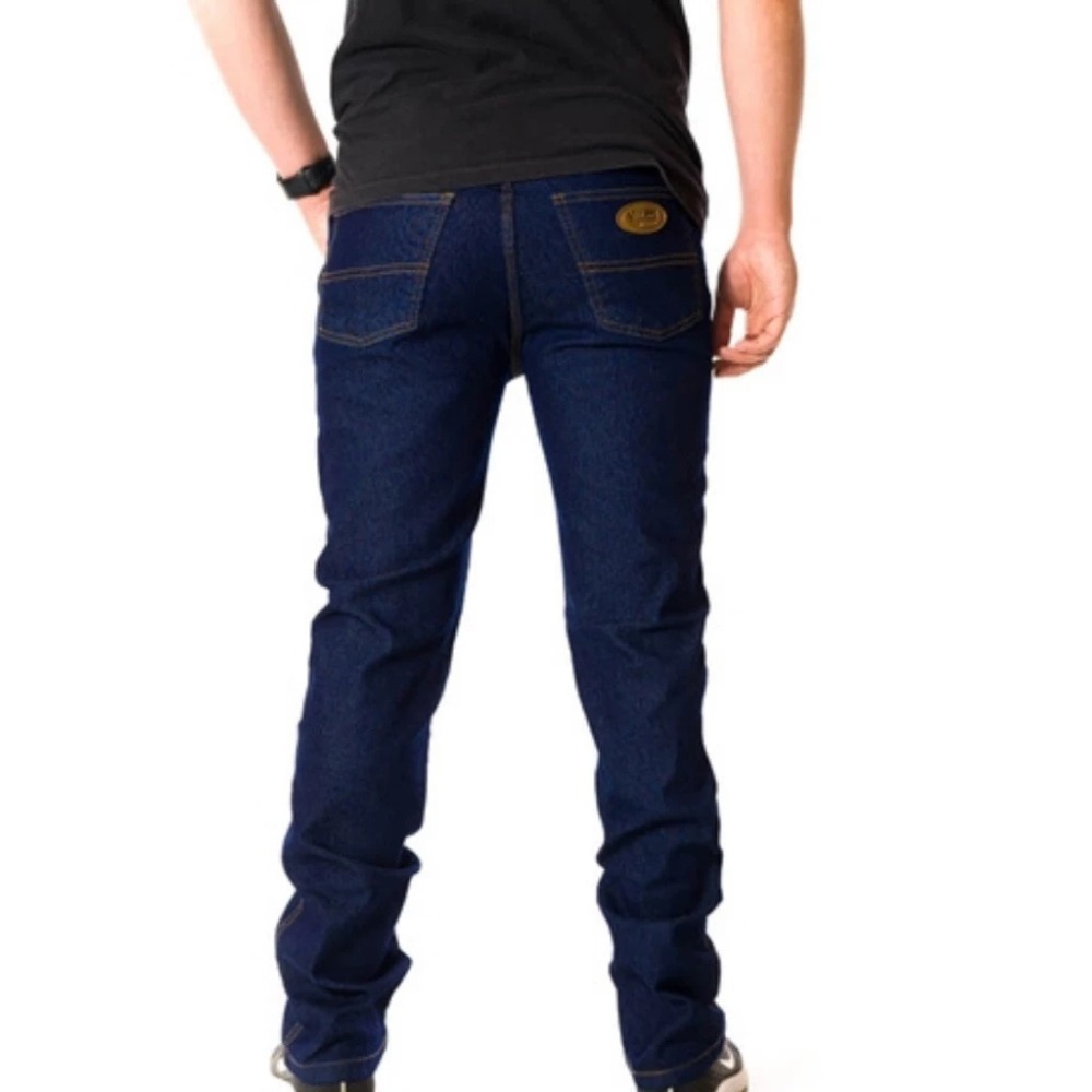 Calça Jeans Masculina Tipo Slim Com Elastano Reforçado Tamanho 34 ao 56 em Oferta na Shopee