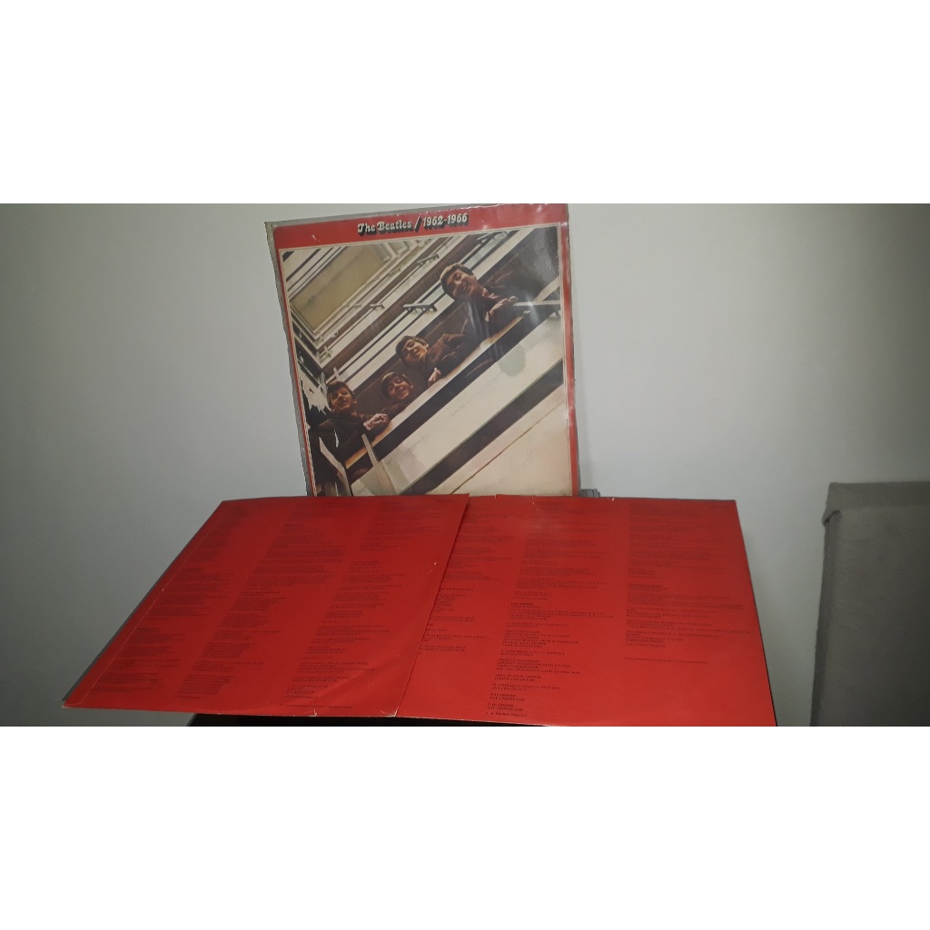 LP Duplo Coletânea The Beatles 1962 1966 Capa Laminada 1973