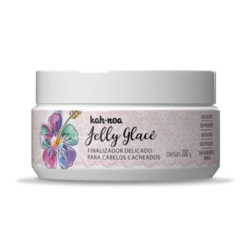 Jelly Glacê 200g Kah-Noa – Suavidade e Sustentação para Cachos Definidos o Dia Todo