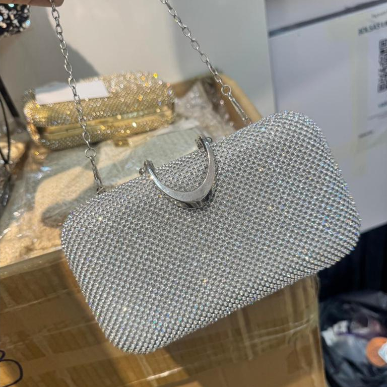 bolsa Clutch casamento Festa Brilho Classica com Strass