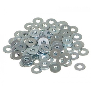 Arroela 1/4 lisa Zincada 100/250/500 em Oferta na Shopee