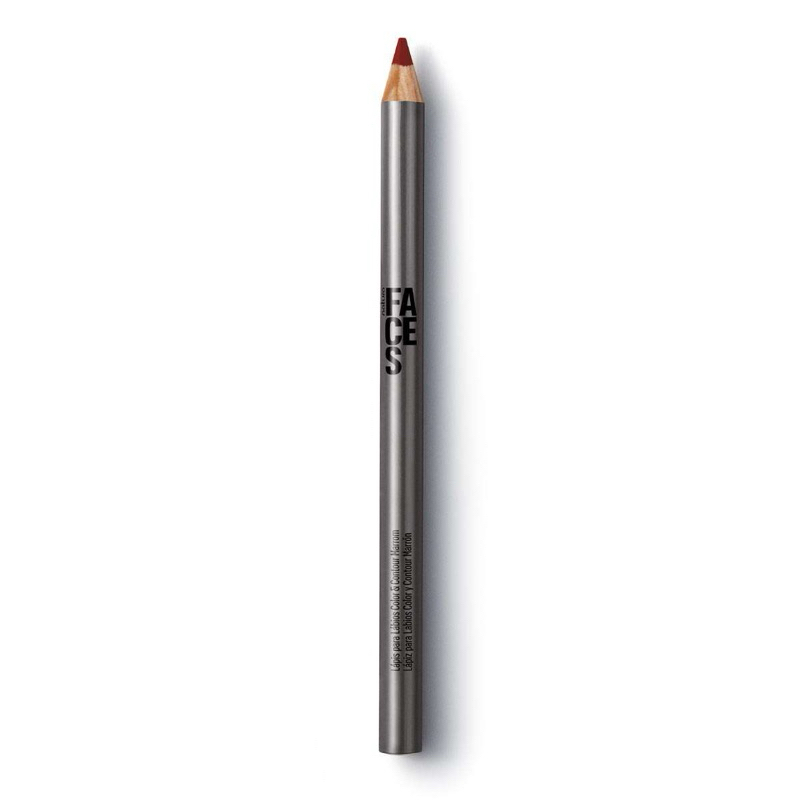 Lápis Para boca Lábios contorno Color & Contour Faces cor VERMELHO.