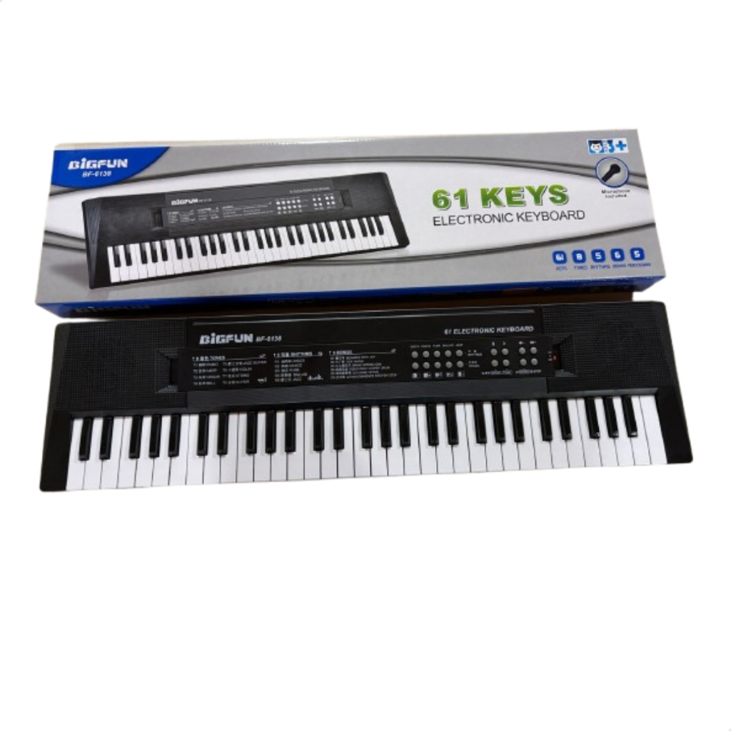 Teclado Eletrônico Órgão 61 Teclas Com Microfone