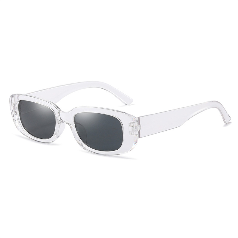 Óculos De Sol Feminino Masculino  Retro Cristal Transparente Uv400 em Oferta na Shopee