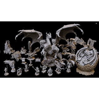 Esculturas / MINIATURAS de Tabuleiro  e RPG Dungeons & Dragons  Coleção -Rise of Draconians em Oferta na Shopee