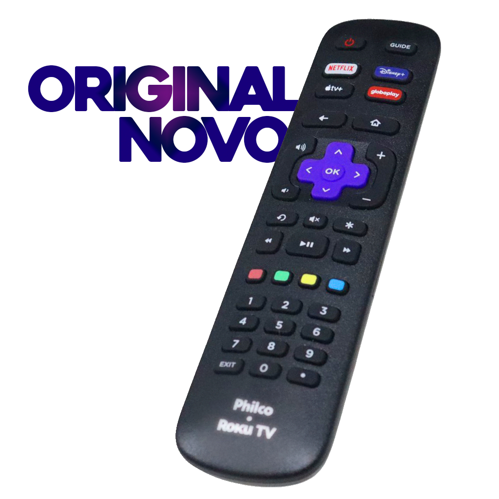 Controle Remoto Tv Roku Para Modelos PTV32G70RCH  PTV32G7ER2CPBLH PTV32RCG70BLH PTV40G65RCH PTV40G7ER2CPBLF PTV42G52RCF