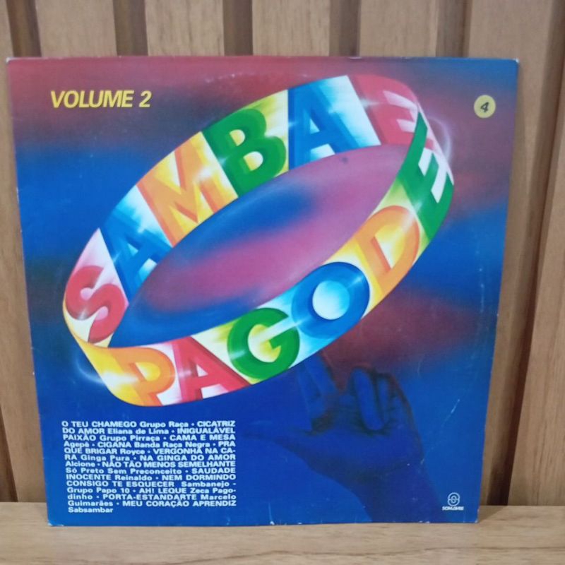 LP disco vinil Samba & Pagode vol 2 1992.