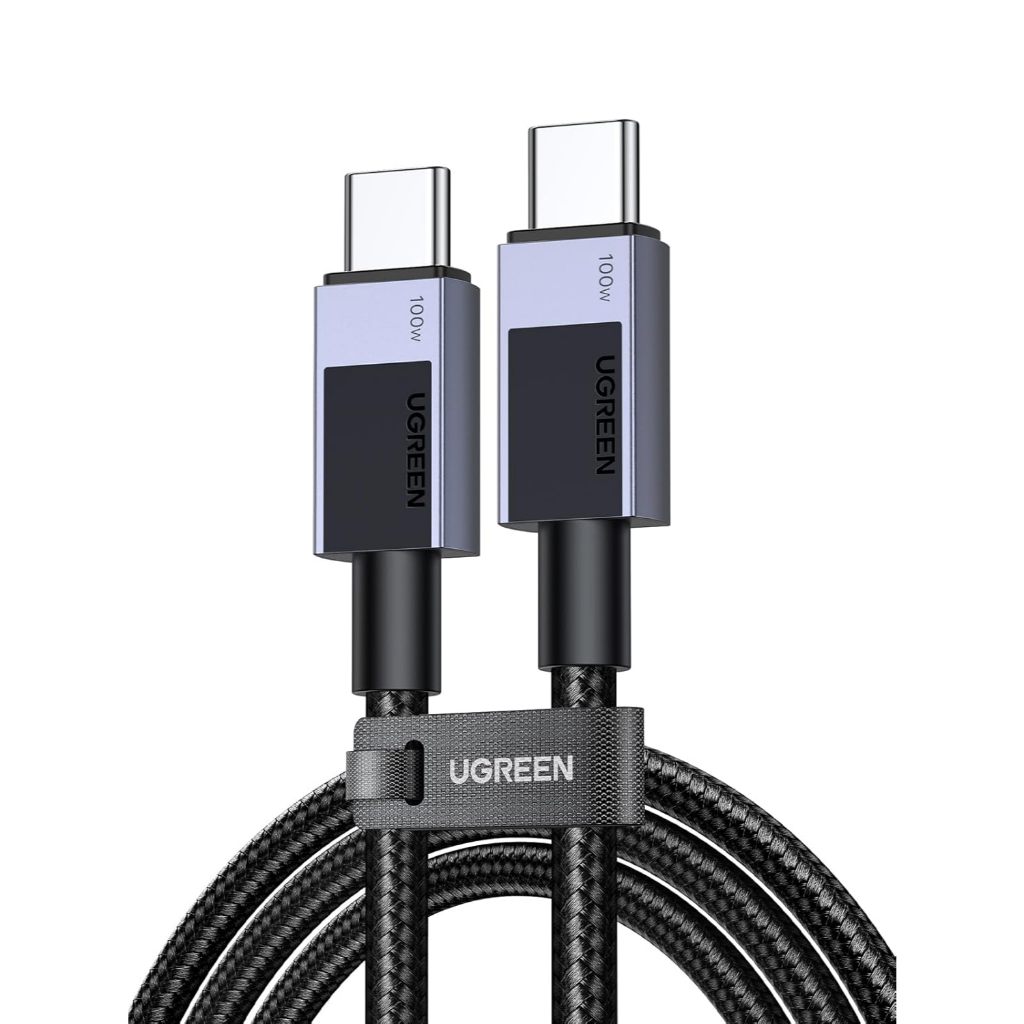 Cabo rápido UGREEN USB C PD 100W 20V 5A ( 2 metro - náilon ) QC 4.0 Tipo C Compa
