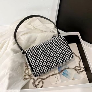 bolsa de mão Bolsa de ombro Pequena/Nova De Diamantes Incrustados JH1001