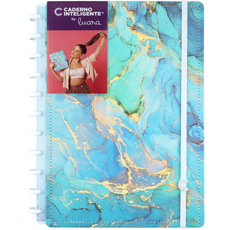Caderno Inteligente Maldives By Luara Grande 11 Discos M Universitario A4 - 80 Folhas em Oferta na Shopee