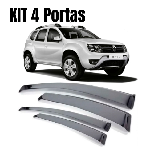 Calha de Chuva Defletor Renault Duster e Oroch 4 Portas