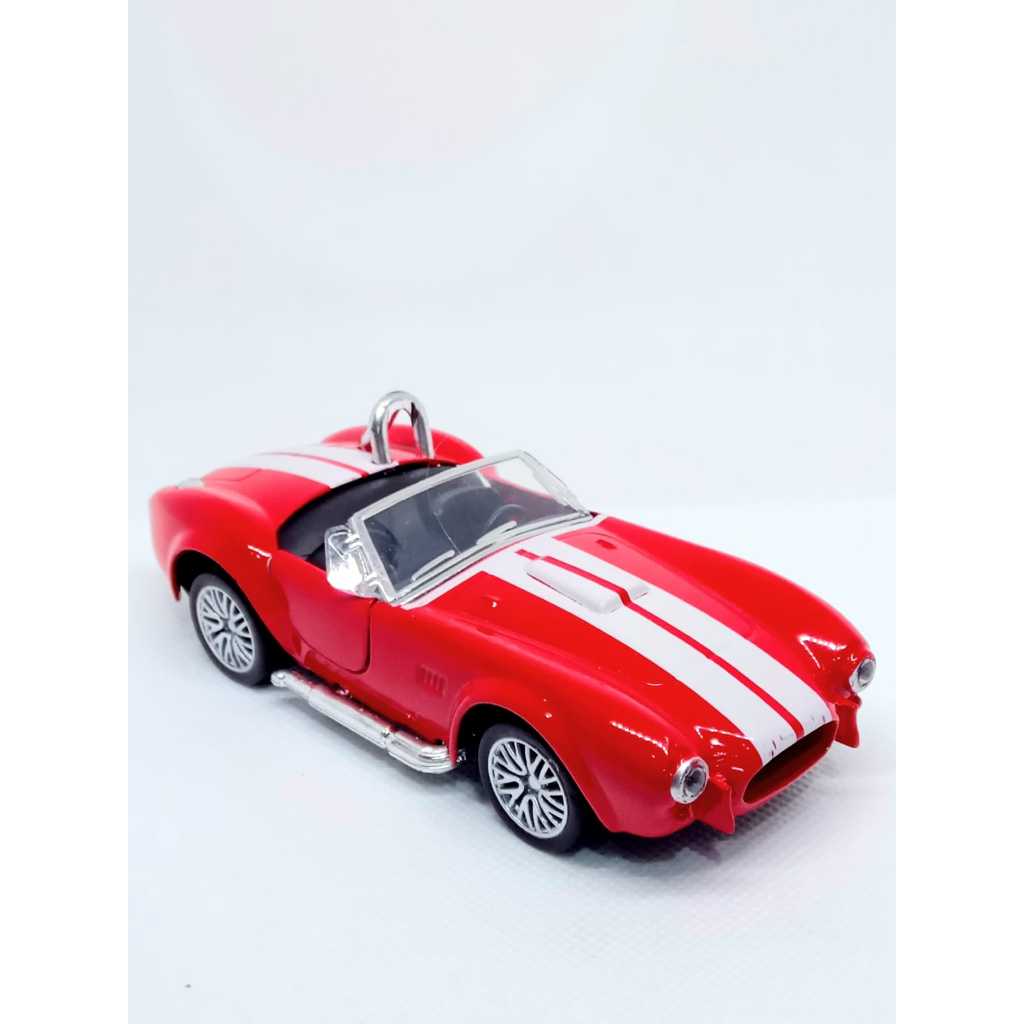 Miniatura Shelby Cobra 1965 1:36 metal Diecast colecionável