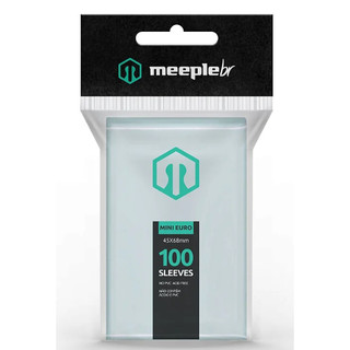 Sleeve MeepleBR Mini Euro 45 x 68 mm - 100 unidades