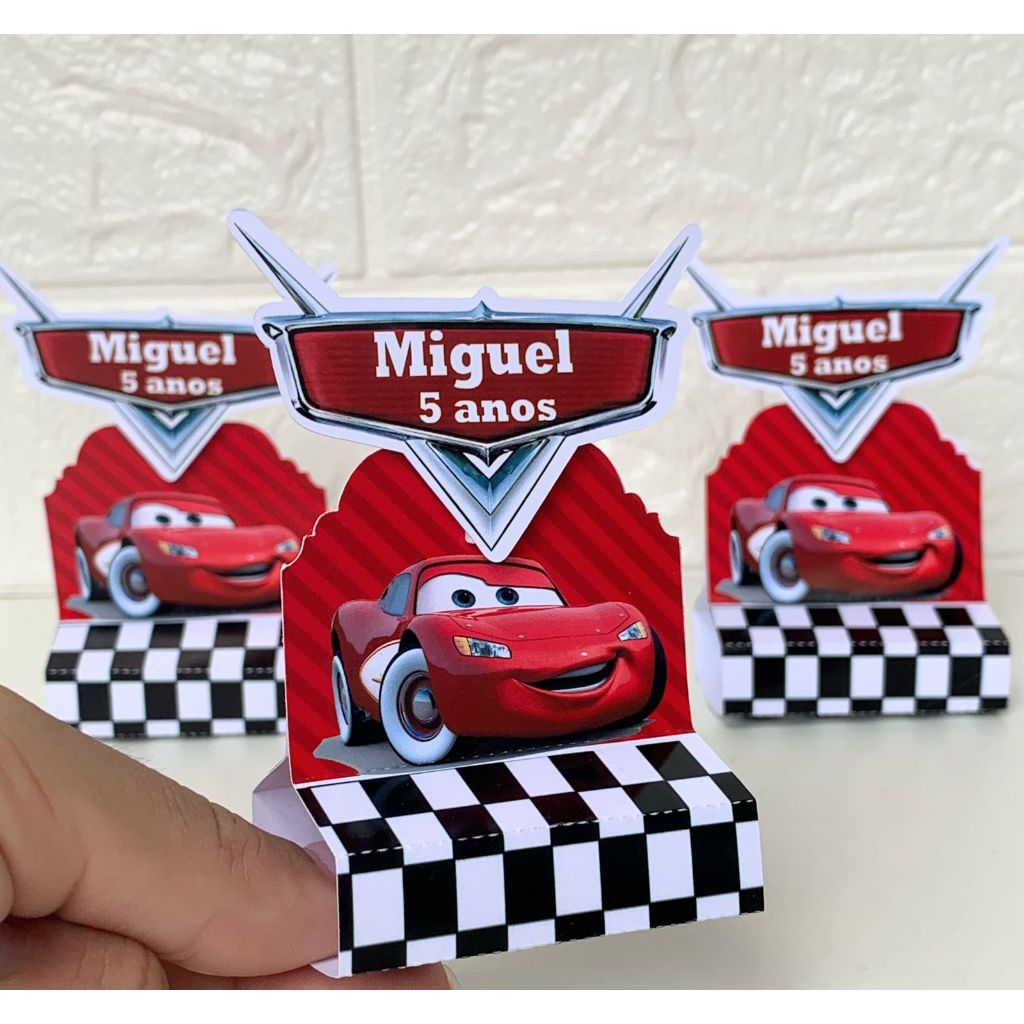 Porta bis duplo (cabem dois bis) Carros |Lembrancinhas Carros