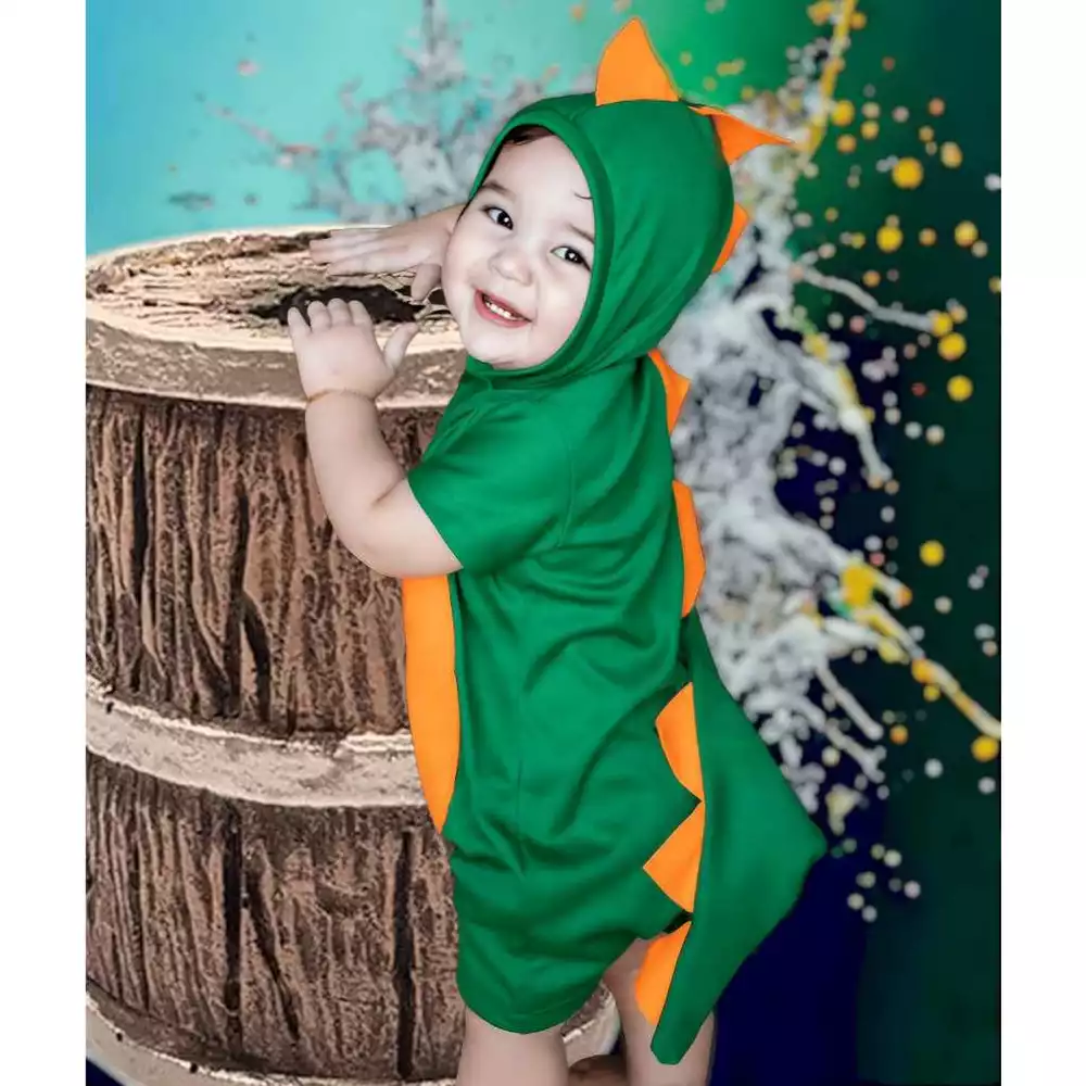 Fantasia Dinossauro Macacão Infantil Bebê Pijama de Menino Roupa Kigurumi