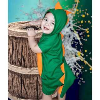 Fantasia Dinossauro Macacão Infantil Bebê Pijama de Menino Roupa Kigurumi
