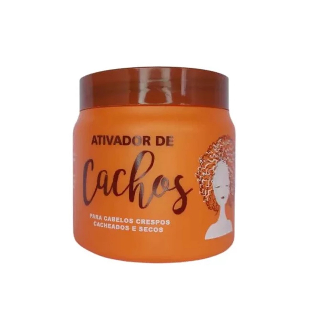 Kit 2 Máscara Ativador De Cachos 500g Sem Enxague - Naxos