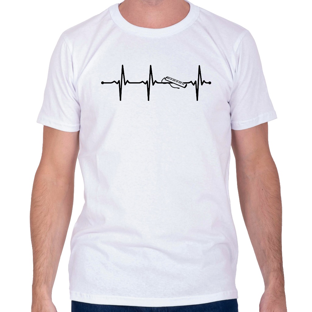 Camiseta Melodica Escaleta Batimentos Camisa Masculina