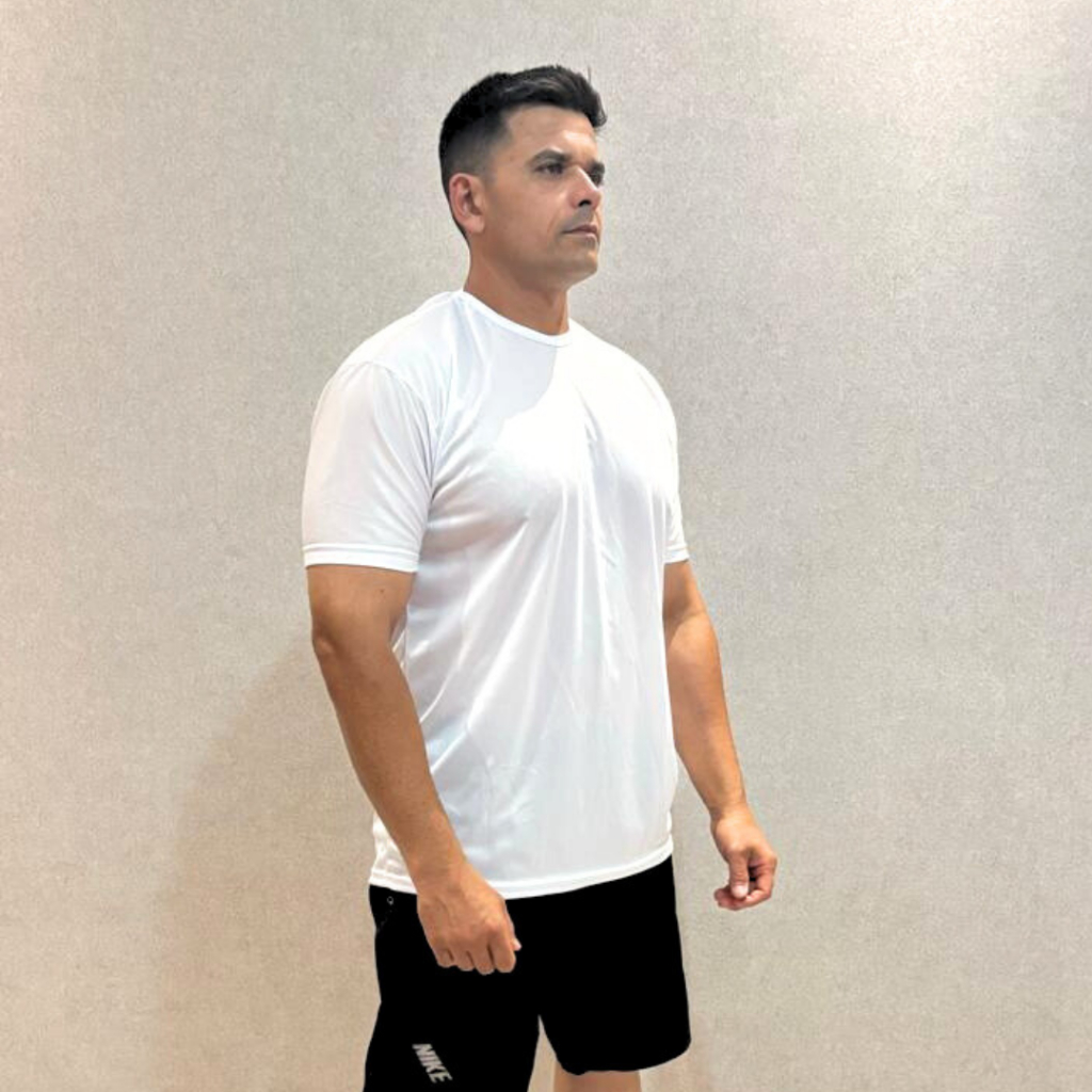 Camiseta Dry Fit Plus Size Academia Caminhada Corrida Lazer Futebol Esportes G1 G2 G3 G4
