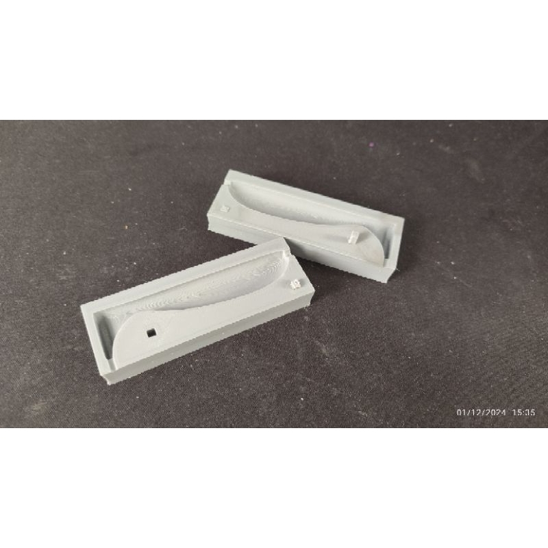 Isca Shad em Silicone Plastisol - Molde para Produção - 6/7/8cm.