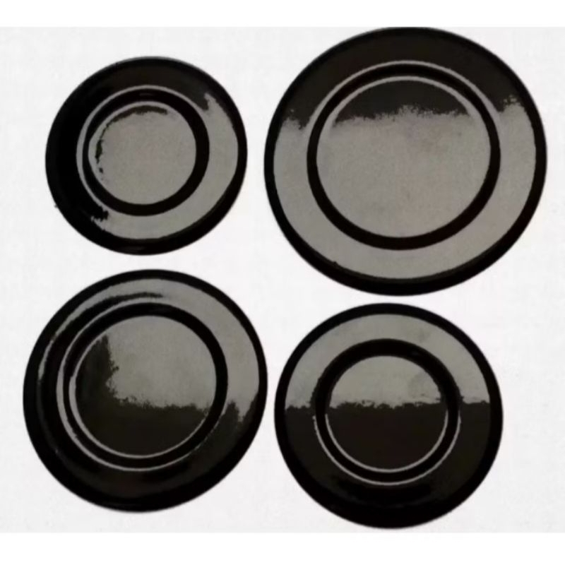 kit 4 espalhadores tampinhas para fogão continental stratus 1 grande 1 medida 2 pequenas em Oferta na Shopee