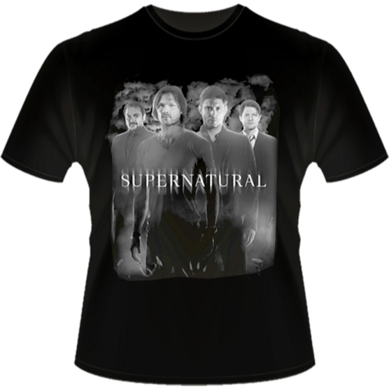 Camiseta Supernatural Dean Sam Castiel Crowley Camisa Básica Unissex