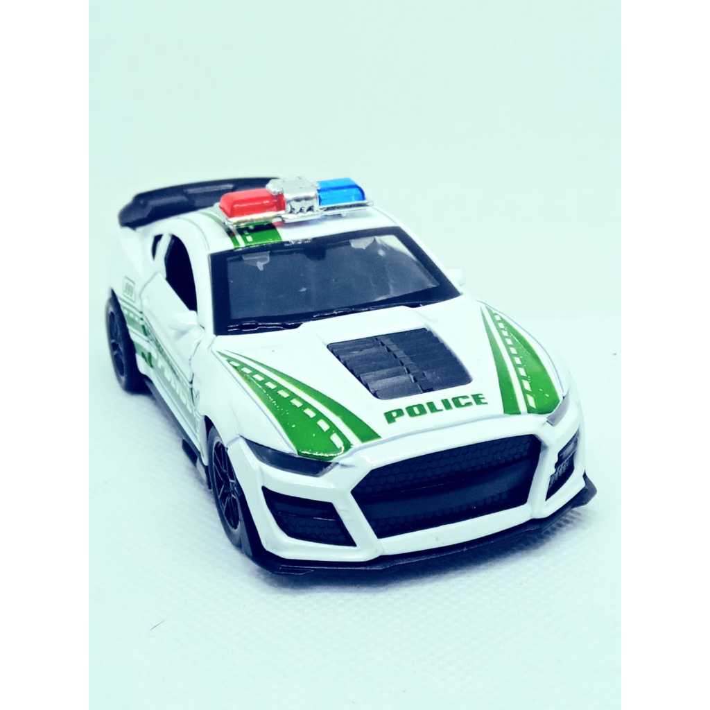Miniatura  Mustang Policia Dubai 1:36 metal Diecast colecionável