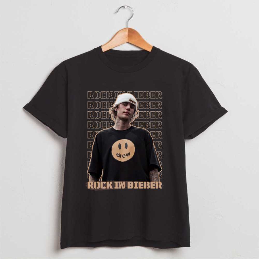 Camiseta Justin Bieber | Rock in Bieber [tamanho tradicional e plus size]