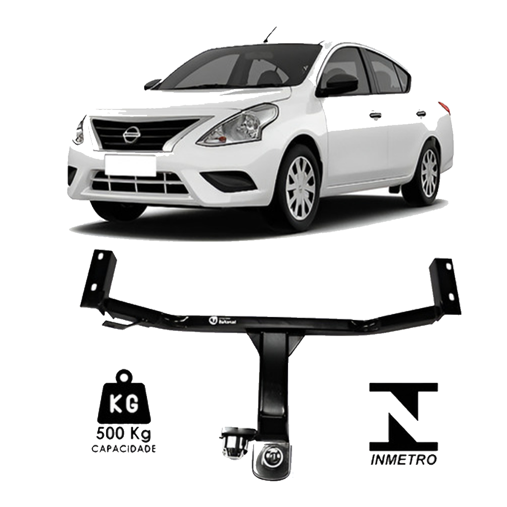 Engate Reforçado Nissan Versa 2011 A 2022 500kg + Rabicho