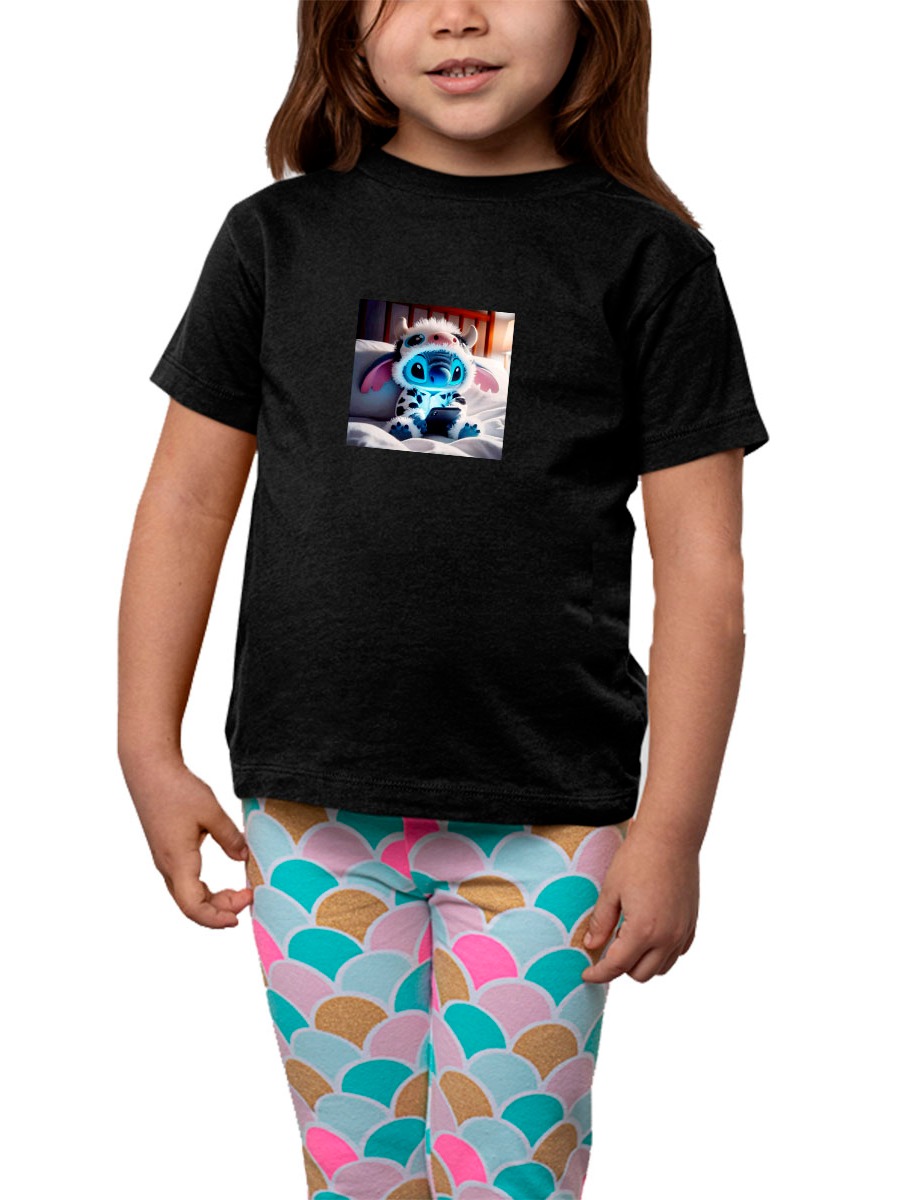 Camiseta Sapekids Tshirt Infantil Criança Juvenil Bebê Unissex Masculina e Feminina Algodão100% Passeio Lillo Premium