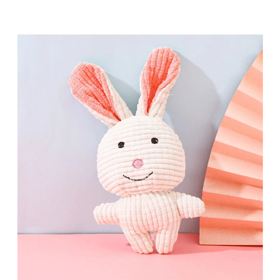 Brinquedo de Pelúcia Big Animais com Apito – Modelos Porco, Coelho, Macaco e Elefante