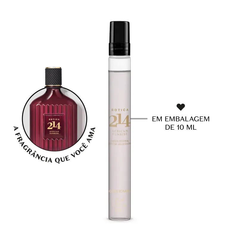Botica 214 African Sunrise Eau De Parfum Masculino 10ml